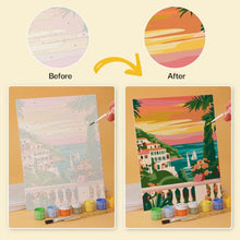 Carica l'immagine nel visualizzatore di Gallery, Mini Set Dipingere con i Numeri 15x20cm (6 pezzi) - Viaggi sul Mare