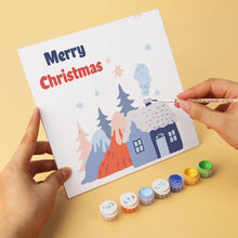 Carica l'immagine nel visualizzatore di Gallery, Mini Set Dipingere con i Numeri 20x20cm (6 pezzi) - Vacanze di Natale