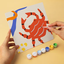 Carica l'immagine nel visualizzatore di Gallery, Mini Set Dipingere con i Numeri 20x20cm (6 pezzi) - Forme d'Estate