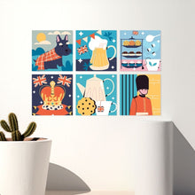 Carica l'immagine nel visualizzatore di Gallery, Mini Set Dipingere con i Numeri 20x20cm (6 pezzi) - Icone Britanniche