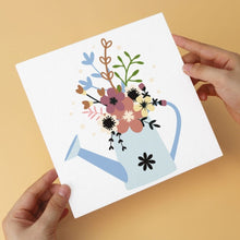Carica l'immagine nel visualizzatore di Gallery, Mini Set Dipingere con i Numeri 20x20cm (6 pezzi) - Fiori nell'Annaffiatoio 1