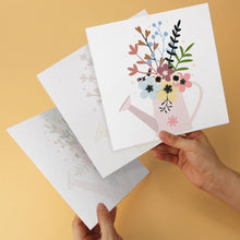 Carica l'immagine nel visualizzatore di Gallery, Mini Set Dipingere con i Numeri 20x20cm (6 pezzi) - Fiori nell'Annaffiatoio 1