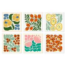 Carica l'immagine nel visualizzatore di Gallery, Mini Set Dipingere con i Numeri 20x20cm (6 pezzi) - Pattern Floreale Figured'Art