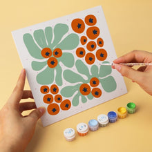 Carica l'immagine nel visualizzatore di Gallery, Mini Set Dipingere con i Numeri 20x20cm (6 pezzi) - Pattern Floreale