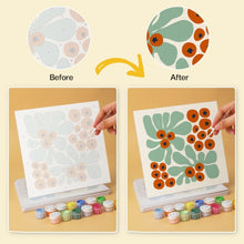 Carica l'immagine nel visualizzatore di Gallery, Mini Set Dipingere con i Numeri 20x20cm (6 pezzi) - Pattern Floreale
