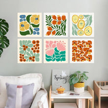 Carica l'immagine nel visualizzatore di Gallery, Mini Set Dipingere con i Numeri 20x20cm (6 pezzi) - Pattern Floreale