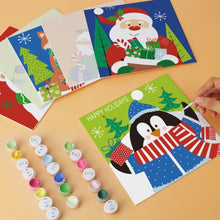 Carica l'immagine nel visualizzatore di Gallery, Mini Set Dipingere con i Numeri 20x20cm (6 pezzi) - Allegre Icone di Natale