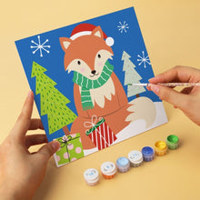 Carica l'immagine nel visualizzatore di Gallery, Mini Set Dipingere con i Numeri 20x20cm (6 pezzi) - Allegre Icone di Natale