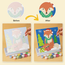 Carica l'immagine nel visualizzatore di Gallery, Mini Set Dipingere con i Numeri 20x20cm (6 pezzi) - Allegre Icone di Natale