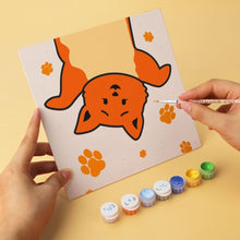 Carica l'immagine nel visualizzatore di Gallery, Mini Set Dipingere con i Numeri 20x20cm (6 pezzi) - Cat's Party