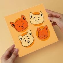 Carica l'immagine nel visualizzatore di Gallery, Mini Set Dipingere con i Numeri 20x20cm (6 pezzi) - Cat's Party