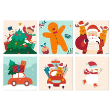Carica l'immagine nel visualizzatore di Gallery, Mini Set Dipingere con i Numeri 20x20cm (6 pezzi) - Set Festivo Divertente Figured'Art