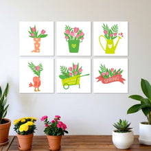 Carica l'immagine nel visualizzatore di Gallery, Mini Set Dipingere con i Numeri 20x20cm (6 pezzi) - Bouquet Primaverile