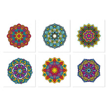 Carica l'immagine nel visualizzatore di Gallery, Mini Set Dipingere con i Numeri 20x20cm (6 pezzi) - Mandala Caleidoscopio Figured'Art
