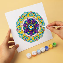 Carica l'immagine nel visualizzatore di Gallery, Mini Set Dipingere con i Numeri 20x20cm (6 pezzi) - Mandala Caleidoscopio