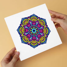 Carica l'immagine nel visualizzatore di Gallery, Mini Set Dipingere con i Numeri 20x20cm (6 pezzi) - Mandala Caleidoscopio