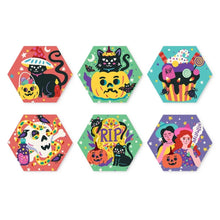 Carica l'immagine nel visualizzatore di Gallery, Mini Set Dipingere con i Numeri - Esagoni (6 pezzi) - Gatto Stregato Figured'Art