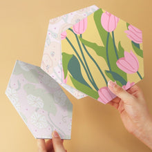Carica l'immagine nel visualizzatore di Gallery, Mini Set Dipingere con i Numeri - Esagoni (6 pezzi) - Petali Dipinti