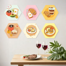 Carica l'immagine nel visualizzatore di Gallery, Mini Set Dipingere con i Numeri - Esagoni (6 pezzi) - Mattine Deliziose