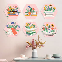 Carica l'immagine nel visualizzatore di Gallery, Mini Set Dipingere con i Numeri - Esagoni (6 pezzi) - Libri in Fiore
