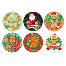 Carica l'immagine nel visualizzatore di Gallery, Mini Set Dipingere con i Numeri - Dischi di Ø20cm (6 pezzi) - Dolci Creazioni di Natale Figured'Art