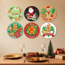 Carica l'immagine nel visualizzatore di Gallery, Mini Set Dipingere con i Numeri - Dischi di Ø20cm (6 pezzi) - Dolci Creazioni di Natale
