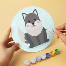 Carica l'immagine nel visualizzatore di Gallery, Mini Set Dipingere con i Numeri - Dischi di Ø20cm (6 pezzi) - Racconti del Bosco