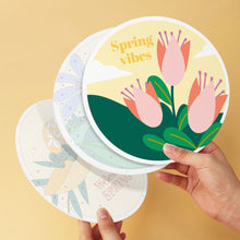 Carica l'immagine nel visualizzatore di Gallery, Mini Set Dipingere con i Numeri - Dischi di Ø20cm (6 pezzi) - Stagioni in Fiore
