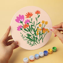 Carica l'immagine nel visualizzatore di Gallery, Mini Set Dipingere con i Numeri - Dischi di Ø20cm (6 pezzi) - Il Giardino Segreto
