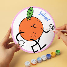 Carica l'immagine nel visualizzatore di Gallery, Mini Set Dipingere con i Numeri - Dischi di Ø20cm (6 pezzi) - Stato d'animo solare