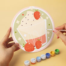 Carica l'immagine nel visualizzatore di Gallery, Mini Set Dipingere con i Numeri - Dischi di Ø20cm (6 pezzi) - La Stagione dei Dolci