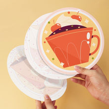 Carica l'immagine nel visualizzatore di Gallery, Mini Set Dipingere con i Numeri - Dischi di Ø20cm (6 pezzi) - La Stagione dei Dolci