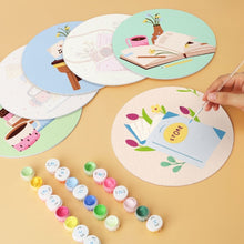 Carica l'immagine nel visualizzatore di Gallery, Mini Set Dipingere con i Numeri - Dischi di Ø20cm (6 pezzi) - Piccoli rituali creativi
