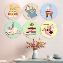 Carica l'immagine nel visualizzatore di Gallery, Mini Set Dipingere con i Numeri - Dischi di Ø20cm (6 pezzi) - Piccoli rituali creativi