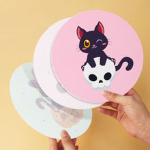 Carica l'immagine nel visualizzatore di Gallery, Mini Set Dipingere con i Numeri - Dischi di Ø20cm (6 pezzi) - Gattini ad Halloween