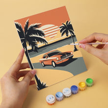 Carica l'immagine nel visualizzatore di Gallery, Mini Set Dipingere con i Numeri 15x20cm (6 pezzi) - Orizzonti Vintage