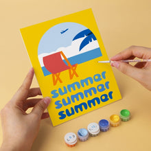 Carica l'immagine nel visualizzatore di Gallery, Mini Set Dipingere con i Numeri 15x20cm (6 pezzi) - Summer Vibes 2