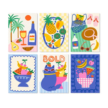 Carica l'immagine nel visualizzatore di Gallery, Mini Set Dipingere con i Numeri 15x20cm (6 pezzi) - Bacheca d'Estate Figured'Art