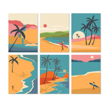 Carica l'immagine nel visualizzatore di Gallery, Mini Set Dipingere con i Numeri 15x20cm (6 pezzi) - Costa Dorata Figured'Art