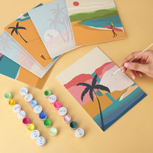 Carica l'immagine nel visualizzatore di Gallery, Mini Set Dipingere con i Numeri 15x20cm (6 pezzi) - Costa Dorata