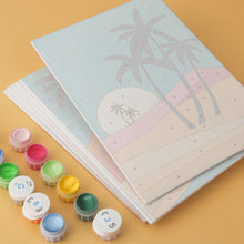 Carica l'immagine nel visualizzatore di Gallery, Mini Set Dipingere con i Numeri 15x20cm (6 pezzi) - Costa Dorata