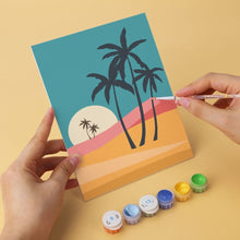 Carica l'immagine nel visualizzatore di Gallery, Mini Set Dipingere con i Numeri 15x20cm (6 pezzi) - Costa Dorata