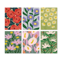 Carica l'immagine nel visualizzatore di Gallery, Mini Set Dipingere con i Numeri 15x20cm (6 pezzi) - Fiori Vivaci Figured'Art