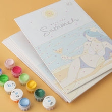 Carica l'immagine nel visualizzatore di Gallery, Mini Set Dipingere con i Numeri 15x20cm (6 pezzi) - Brezza di Limone