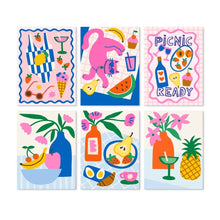 Carica l'immagine nel visualizzatore di Gallery, Mini Set Dipingere con i Numeri 15x20cm (6 pezzi) - Picnic Fruttato Figured'Art