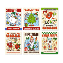 Carica l'immagine nel visualizzatore di Gallery, Mini Set Dipingere con i Numeri 15x20cm (6 pezzi) - Natale a Fumetti Figured'Art