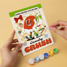Carica l'immagine nel visualizzatore di Gallery, Mini Set Dipingere con i Numeri 15x20cm (6 pezzi) - Natale a Fumetti