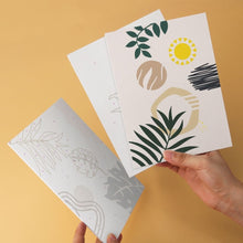 Carica l'immagine nel visualizzatore di Gallery, Mini Set Dipingere con i Numeri 15x20cm (6 pezzi) - Linee e Foglie