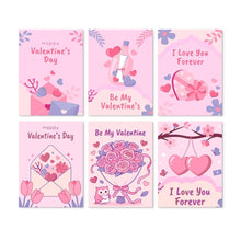 Carica l'immagine nel visualizzatore di Gallery, Mini Set Dipingere con i Numeri 15x20cm (6 pezzi) - Lettere d'Amore Figured'Art