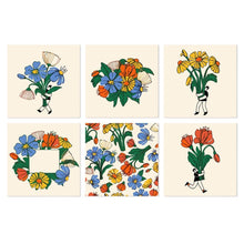 Carica l'immagine nel visualizzatore di Gallery, Mini Set Dipingere con i Numeri 20x20cm (6 pezzi) - Fiori Raccolti a Mano Figured'Art